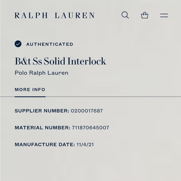 POLO RALPH LAUREN POLO Men’s 3XLT - PURPLE- INTERLOCK PIMA SOFT - Picture 6 of 6